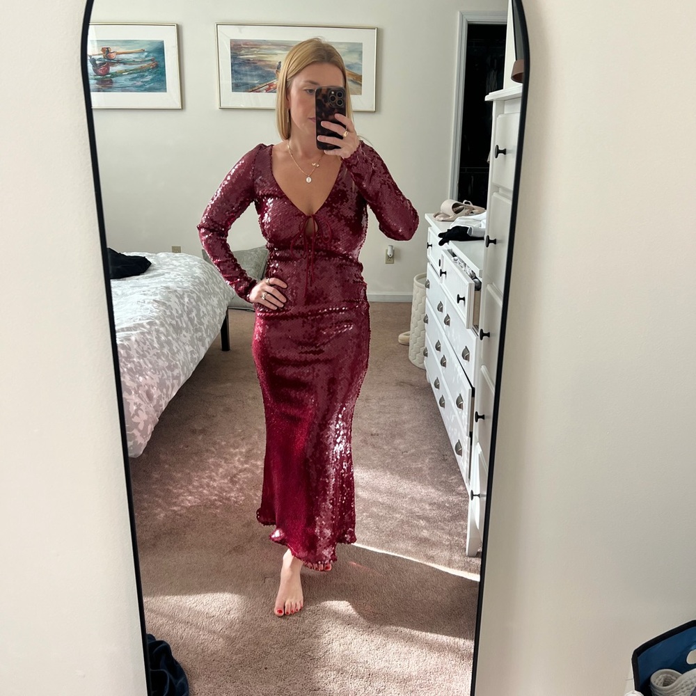 Bardot Verona Sequin Maxi Dress